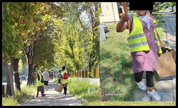 Нервите на чистачка в парка не издържаха: Млъкни, ма, лудо! Ще ядеш бой